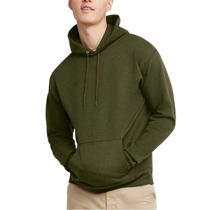 Sudadera con Capucha Azul Claro para Hombre, Corte Regular, Color Sólido, Felpa, Informal, para Otoño - Product Image 6
