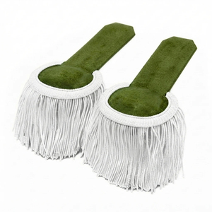 Épaulettes personnalisées avec logo, épingles de sécurité, qualité supérieure, écologiques, embellissements décoratifs pour les épaules, taille OEM, marque privée - Product Image 2