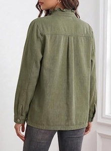 Veste en jean bleu clair pour homme, style classique, décontracté, vintage, effet usé, fabricant de vestes en jean personnalisées - Product Image 2