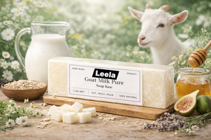 Base de savon au lait de chèvre à faire fondre et à couler – Matière première biologique pour la fabrication artisanale de savon - Product Image 4