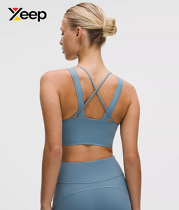 Sujetador Deportivo de Yoga para Mujer XEEP de Alta Calidad XC-SB-195, Diseño Sólido y Simple, Transpirable, con Tirantes Ajustables, Almohadillas Extraíbles, Soporte Alto, Secado Rápido - Product Image 2
