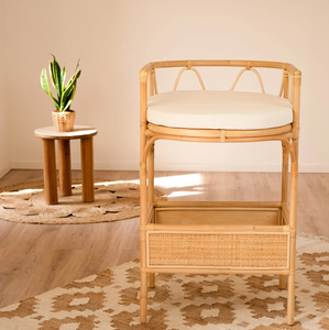 Table à langer en rotin naturel de haute qualité, meubles de nurserie faits à la main, best-seller, fabrication OEM ODM, vente en gros - Product Image 3