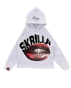 Sudadera con capucha de gran tamaño con cremallera de invierno con estampado digital de logotipo personalizado para hombre, sudadera holgada de manga regular de peso pesado, 100% algodón - Product Image 1