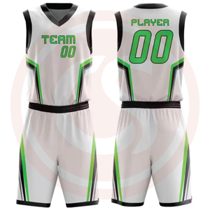 Conjunto de Uniforme de Baloncesto Personalizado Crystal Sport, Pantalones Cortos y Camiseta Deportiva Transpirable de Poliéster para Torneos y Ligas - Product Image 3
