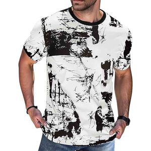 T-shirts graphiques hip-hop pour hommes, décontractés, élégants, tendance, imprimés - Product Image 1