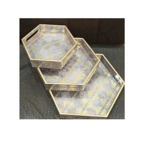 ถาดเสิร์ฟไม้ MDF พรีเมียมแบบดั้งเดิม ผลิตด้วยมือ สำหรับใช้ในบ้าน โรงแรม ร้านอาหาร - ของตกแต่งโต๊ะอาหาร - Product Image 4