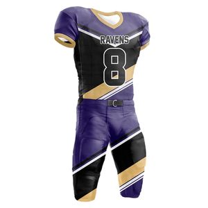 2026 Wholesale Price Custom Made Solid Color American Football Uniforms High Quality Short Breathable Quick Polyester - Product Image 2
