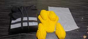 <b>Biker</b> Protective Hoodie Kevlar Lined Motorcycle Riding <b>Jacket</b> CE Level 2 Armor Street Style Safety Gear Hoodie - Product Image 6