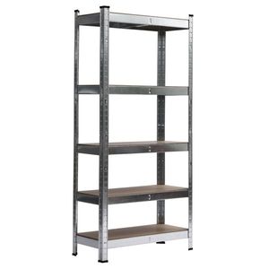 Étagère murale en bois à 5 niveaux en forme de zigzag pour l'ameublement domestique - Product Image 6