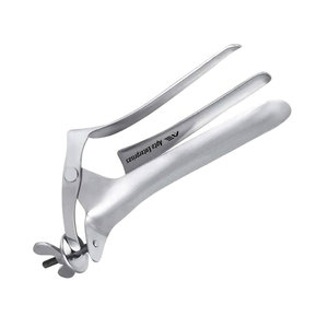 Spéculum vaginal vétérinaire en acier inoxydable auto-fixant, instrument d'examen reproductif pour la gynécologie des animaux de grande taille - Product Image 3