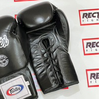 Gants de boxe Fairtex personnalisés, logo sur mesure, gants de Muay Thai Fairtex à lacets, gants Fairtex ODM