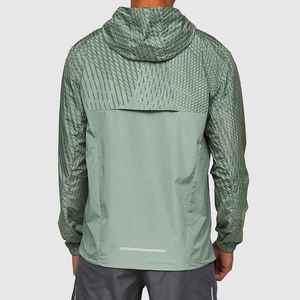 Custom Winter Breathable Canvas Windbreaker <b>Jacket</b> Zip-Up Waterproof <b>Men</b> <b>Running</b> Outdoor Track <b>Jacket</b> - Product Image 2