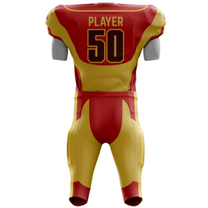 Ensemble de maillots de football américain personnalisés, imprimés par sublimation, respirants et à séchage rapide - Product Image 4