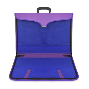 Estuche para Mandil de Piel de Cordero Morada York Rite, Maletín Personalizado para Regalia Masónica, Estuche Bordado de Cuero en Varios Tamaños - Product Image 3