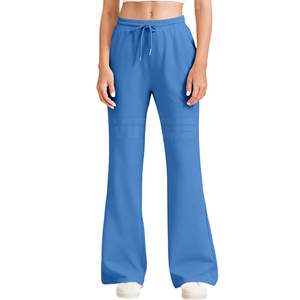 Pantalones acampanados transpirables para mujer, estilo único, venta al por mayor en línea, personaliza tu propio diseño. - Product Image 6