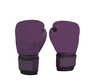 Guantes de Boxeo y Muay Thai Personalizados al por Mayor con Logotipo, Guantes de Boxeo de Cuero con Cierre de Velcro para Hombre y Mujer, Color Granate - Product Image 4