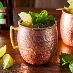 Copper cocktail mug collection tropical oasis beverage <b>cups</b> <b>reusable</b> premium drink mugs durable finish - Product Image 5