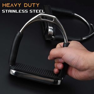 อุปกรณ์ยึดอานม้าแบบยืดหยุ่น อุปกรณ์ยึดอานม้าแบบอังกฤษ อุปกรณ์ยึดอานม้าสำหรับงานหนัก ทำจากสแตนเลส พร้อมแผ่นยางรองรับ ลดความเมื่อยล้าบริเวณเข่าและข้อเท้า - Product Image 6