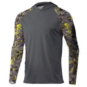 Sudadera con Capucha de Pesca para Hombre, Personalizada al por Mayor, Sublimada, Talla Grande, de Poliéster, Manga Larga, Secado Rápido, Transpirable, UPF 50 UV - Product Image 5