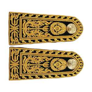 Épaulette de grade de pilote brodée en 3D, personnalisée, en tissu toile, faite à la main, avec épingle de sûreté, produit de marque, durable et de haute qualité - Product Image 3