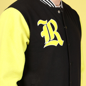 Custom Vintage School College <b>Mens</b> Varisty <b>Jackets</b> <b>Leather</b> sleeves Wool Letterman Crop Varsity <b>Jacket</b> ladies baseball chenille - Product Image 6