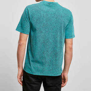 Camiseta cómoda con efecto acid wash para hombre, estilo clásico, informal, a la moda, 100% algodón, ajuste cómodo. - Product Image 2