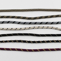 Vente en gros de cordon tressé en polyester 5mm 6mm 8mm corde ronde en macramé cordon en nylon torsadé coloré pour sac vêtement