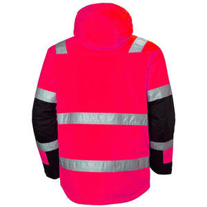 High Visibility Unisex Reflective Safety <b>Jacket</b> Hooded Winter Waterproof Breathable Safety <b>Jacket</b> - Product Image 6