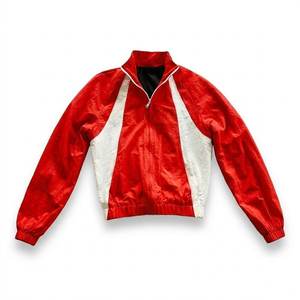 Artículos de Alta Venta, Conjuntos de Pantalones Cortavientos de Nailon Rojos y Blancos con Logotipo Personalizado para Hombre, Ropa Deportiva Transpirable, Chaquetas de Estilo Urbano para Hombre - Product Image 2