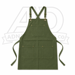 Custom Bib <b>Apron</b> Adjustable Chef <b>Kitchen</b> <b>Apron</b> Restaurant Cooking <b>Apron</b> Cotton Canvas Barista <b>Apron</b> with Custom Logo - Product Image 1