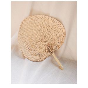 Vietnam Handmade Seagrass Hand Fan Natural Palm <b>Leaf</b> Woven Fan for Wedding Party Event Decoration and Gift Supply - Product Image 6