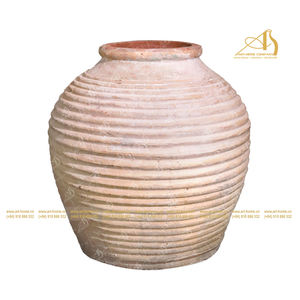 Art-home Ceramics AN707H72 Pots et jardinières en céramique blanche modernes Décoration d'intérieur pour jardin Hôtel Art de la poterie Présentoirs à fleurs (ATLANTIS) - Product Image 1