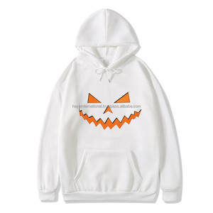 EE. UU. Tamaño 100% Algodón Fleece Pullover Hoodie Cool Hip Hop Style para Hombres Mujeres Serigrafía Venta al por mayor para el verano Halloween - Product Image 3
