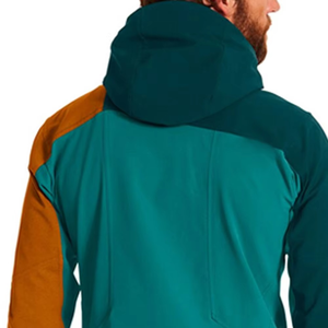 Men's Hooded Color Block Puffer <b>Jacket</b> <b>Waterproof</b> <b>Winter</b> Sporty Polyester Regular Length Zipper Closure Men Windbreaker <b>Jacket</b> - Product Image 5