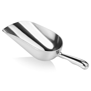 Professional Beverage Scoop Premium Metal <b>Utility</b> Tool Stainless Steel Ice Scoop Minimalist <b>Bar</b> Accessory Reusable Metal Servin - Product Image 1