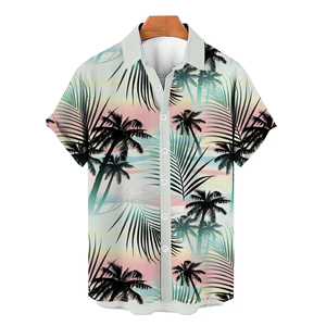 Camisa Hawaiana de Verano con Estampado 3D de Palmeras, Camisa Gráfica de Playa para Hombre, Estilo Resort Oversize, Moda Casual Urbana - Product Image 5