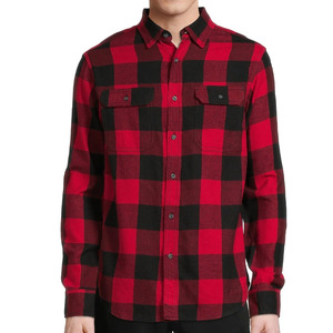 Camisas de Franela al por Mayor para Hombre, Camisas de Franela Extra Grandes de Alta Calidad, Camisas de Franela a Cuadros para Hombre - Product Image 1