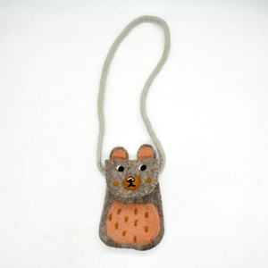 100% Organic New Zealand Wool Handmade Animal <b>Coin</b> <b>Purse</b> – Premium Eco-Friendly Kids' Felt Bag – Export Quality Wholesale - Product Image 4