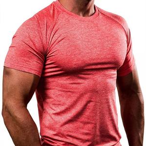 T-shirt de sport pour homme OEM 2026 – Vente directe usine – Compression fitness – Style basique - Product Image 2