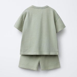 Conjunto de Ropa de Dos Piezas para Niños, Ligero y Transpirable, Ropa de Verano, Camiseta con Estampado Gráfico y Pantalones Cortos a Juego - Product Image 6