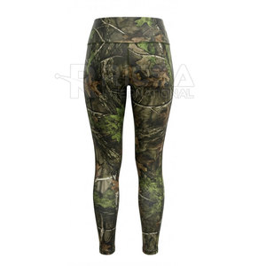 Leggings de Caza de Alto Rendimiento, Cintura Media, Elásticos, Transpirables, de Secado Rápido, Tejidos, Ecológicos, para Aventuras al Aire Libre - Product Image 2