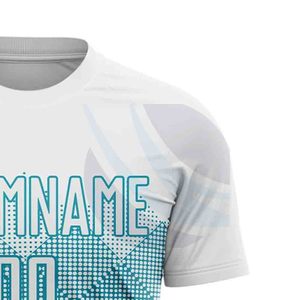 Maillot de football américain personnalisé SPOFIT, haute qualité, respirant, coutures thermocollées, grandes tailles, manches courtes pour adultes - Product Image 6
