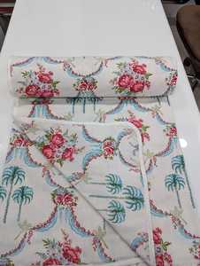 Luxury Cotton Twin Size Dohar Hand Block Print Soft All-Season <b>Quilt</b> All Season Blanket Handmade Soft Cotton Single Bed Dohar - Product Image 3