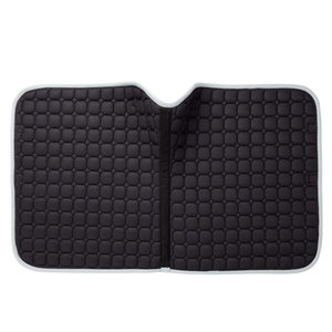 Tapis de selle respirant matelassé avec doublure anti-humidité et rembourrage absorbant les chocs pour l'équitation de dressage - Product Image 2