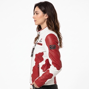 Veste en cuir pour femme moderne avec finition haut de gamme, doublure douce, coutures solides et coupe élégante pour vêtements d'hiver en plein air - Product Image 6