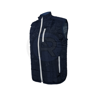 Gilet Homme Tendance Sans Manches Chaud Léger Décontracté Col Montant Fermeture Éclair Intégrale Vêtement d'Extérieur pour Voyage - Product Image 4