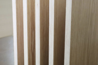 Plancher en bois de chêne blanc massif véritable, contreplaqué plaqué, 100 % placage PS, surface plane, poncé des deux côtés, panneaux de haute qualité