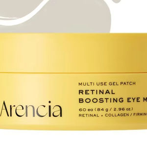 ARENCIA Parches de Hidrogel para Ojos con Péptidos, Antiarrugas y Estimulantes del Retinal, para Ojeras e Hinchazón, 60 Parches, 2.96 oz - Product Image 1