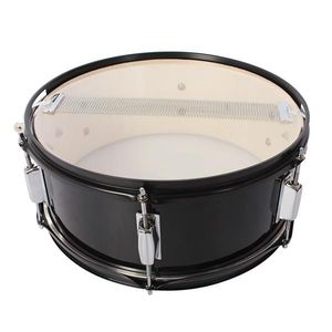 Tamburo professionale 14X5.5 pollici nero rullante con chiave a tracolla per bacchetta, inclusi accessori essenziali - Product Image 2