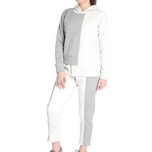 Conjunto Deportivo de 2 Piezas para Mujer, Sudadera con Cierre y Manga Corta, Pantalones Anchos por Encima de la Rodilla, 100% Algodón - Product Image 2
